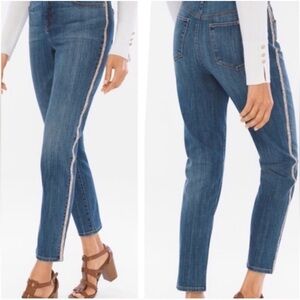 LOFT Embellished Jeans